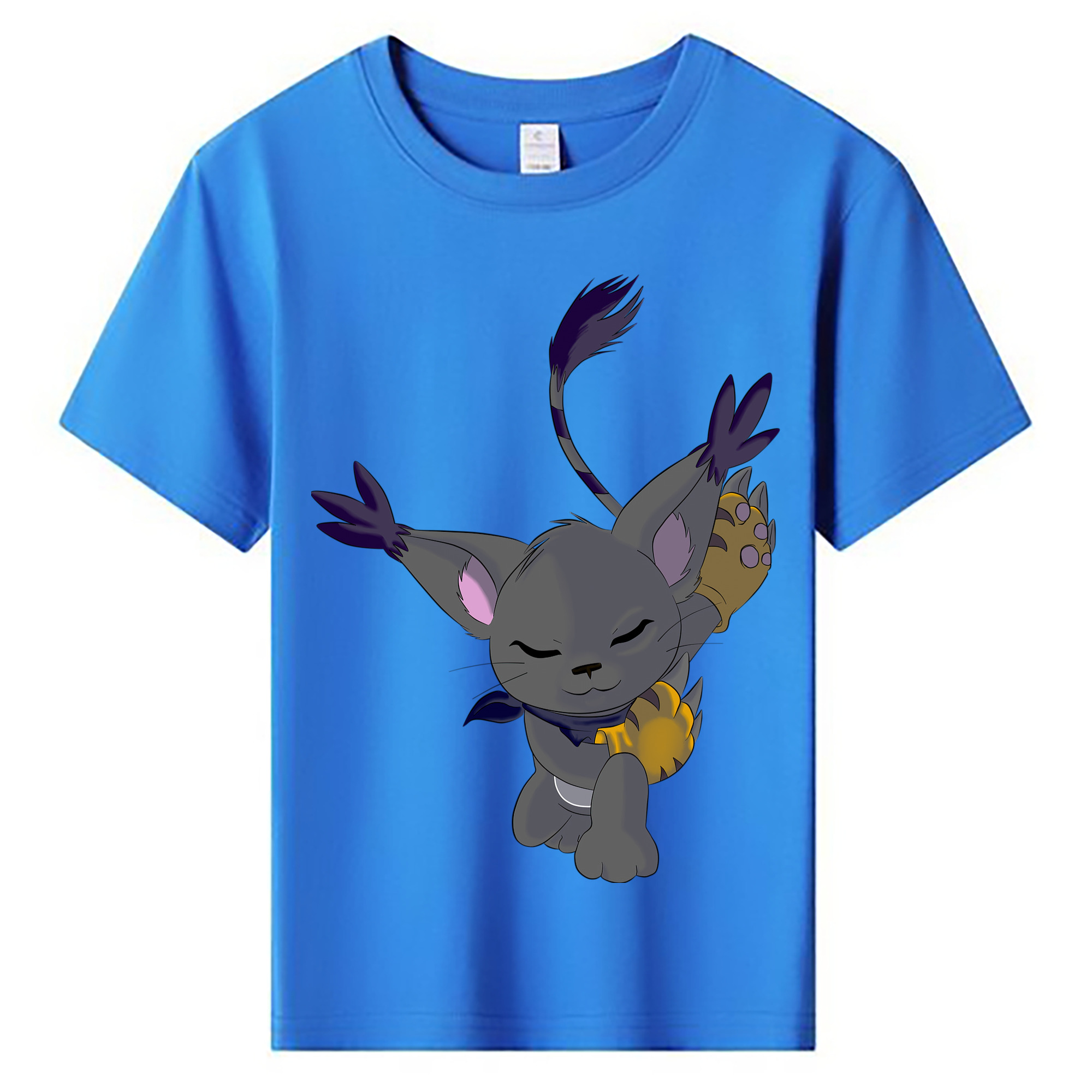 （画像用） Digimon デジタルモンスター/デジモン 綿100％キッズTシャツ（フロントプリント）